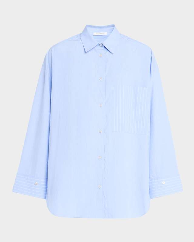 Derris Striped Organic Cotton Shirt